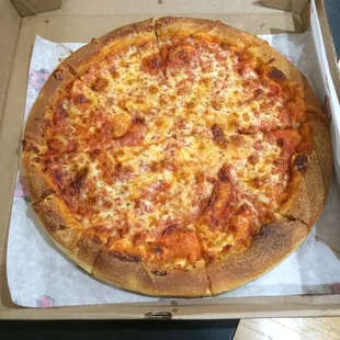 Large cheese pizza