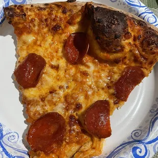 large pepperoni pizza