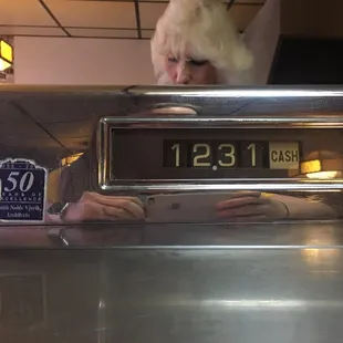 Ancient cash register.. CASH ONLY