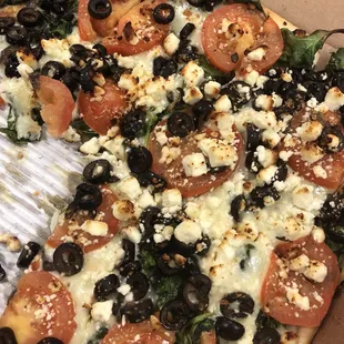 Greek pizza