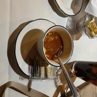 Old fashioned crab soup