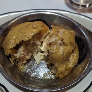 Stuffed mushroom appetizer