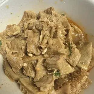 This is the amount of meat that was in it when it&apos;s supposed to be no meat please follow your instructions. It&apos;s very important