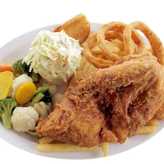 Homemade Fried Chicken Platter