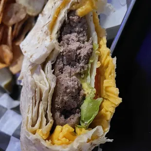 Cheeseburger Wrap