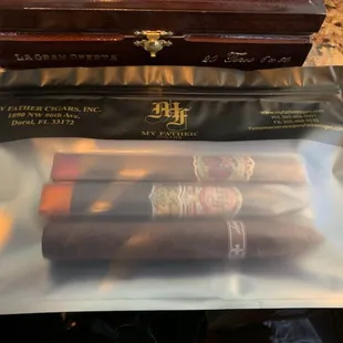 a package of cigars