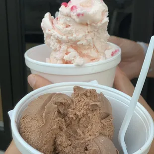 Regular cherry vanilla &amp; kids chocolate