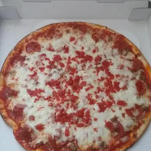 a pizza in a box