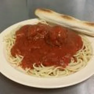 spaghetti and meatballs