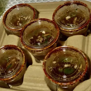Oysters shooters