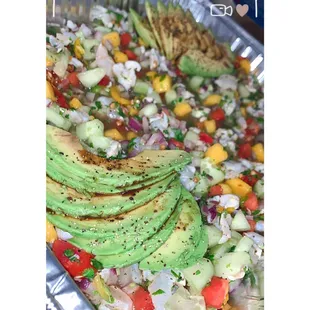 Ceviche de camarones