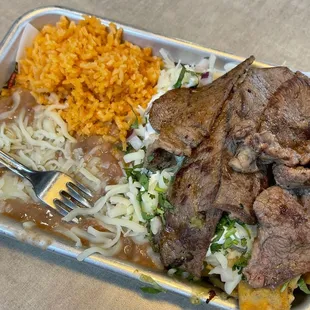 Chilaquiles con Bistec