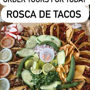 Rosca de Reyes pero de Tacos!