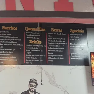 Their Menu