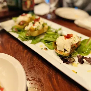 Burrata Bruschettas