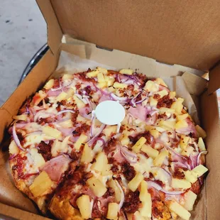 pizza, food
