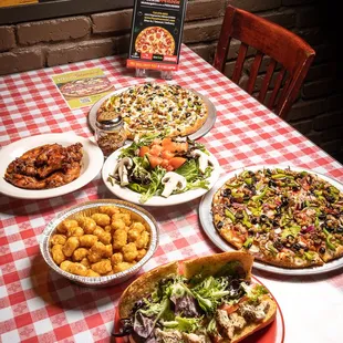 interior, salads