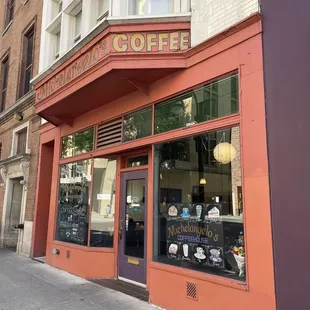 the outside of the building