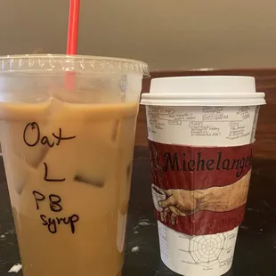 Peanut Butter Oat Milk Latte