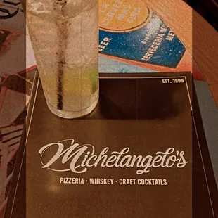 Gin &amp; Tonic and new menu