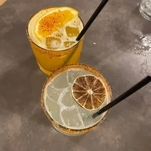 98* (Top) and Classic Margarita (Below)