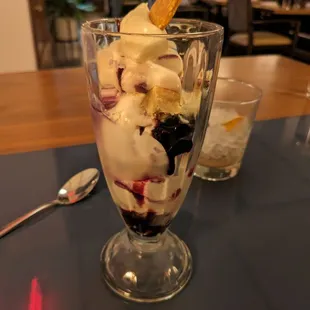 Blueberry Brown Sugar Sundae