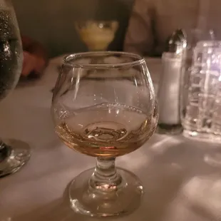 A nice surprise at the end of the meal