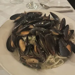 Linguini Con Green Lip Mussels