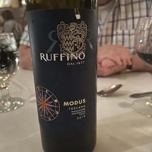 Delicious super Tuscan recommended!