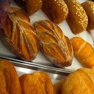 a variety of baked goods