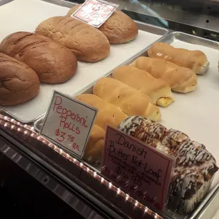 a variety of pastries