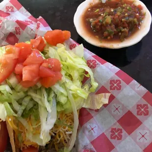 Great tasting shredded beef tacos