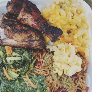 Large Jerk Chicken Dinner