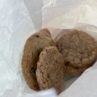 Picked up cookies for granddaughters