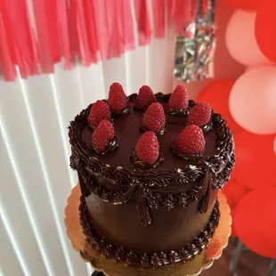 Raspberry Victorian cake