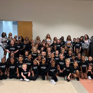 Kids Day, performing with the Raiderettes