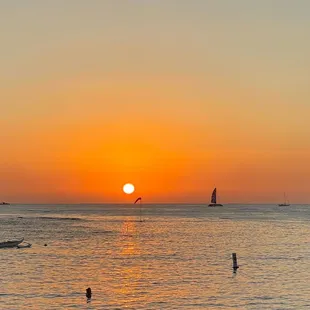 Sunset view is always nice