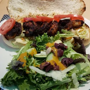 Blackened Shrimp Po-Boy