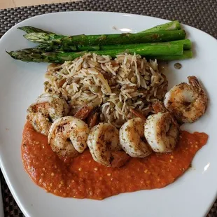 Grilled shrimp special