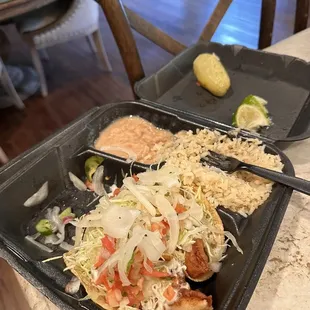 Fried Fish Taco Combo
