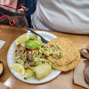 La Reyna ceviche tostada