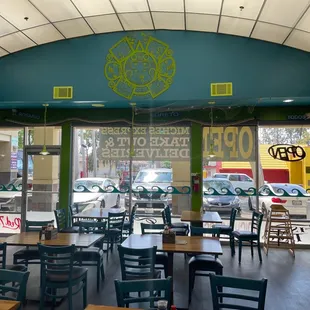 the interior of a restaurant