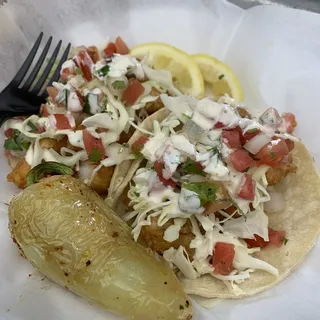1 OG Battered Shrimp Taco