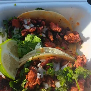 Al Pastor Street Tacos 4.5/5 Delicioso