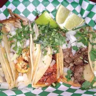 all of their tacos, all tasty.