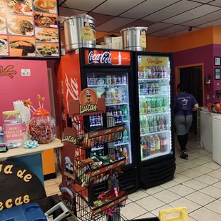 the inside of a store