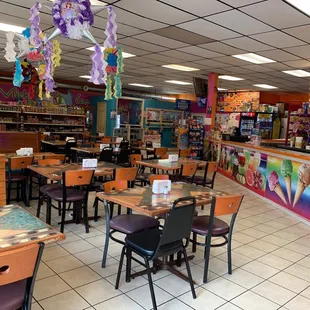 Whole store and restaurant