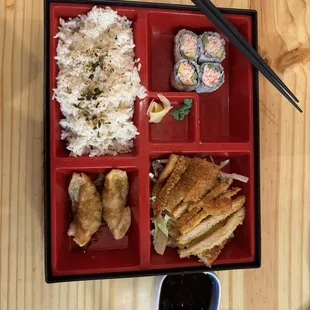 Chicken katsu bento