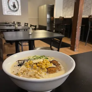 Sapporo with pork belly