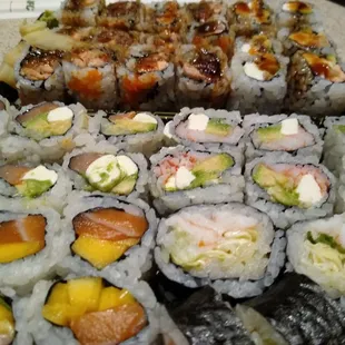 sushi and sashimi, food